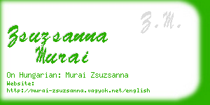 zsuzsanna murai business card